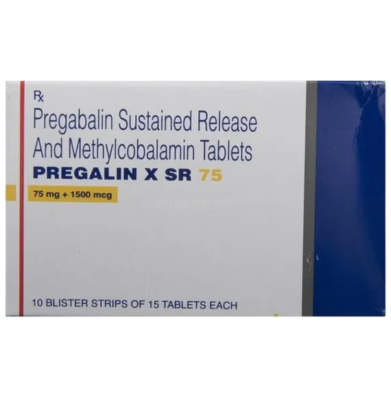 pregalin x sr 75mg tablet 15's